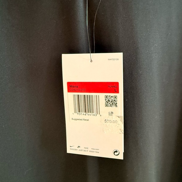 Nike Men's Element Dri-Fit Half Zip Running top CD8273 010 Size L - Picture 6 of 6